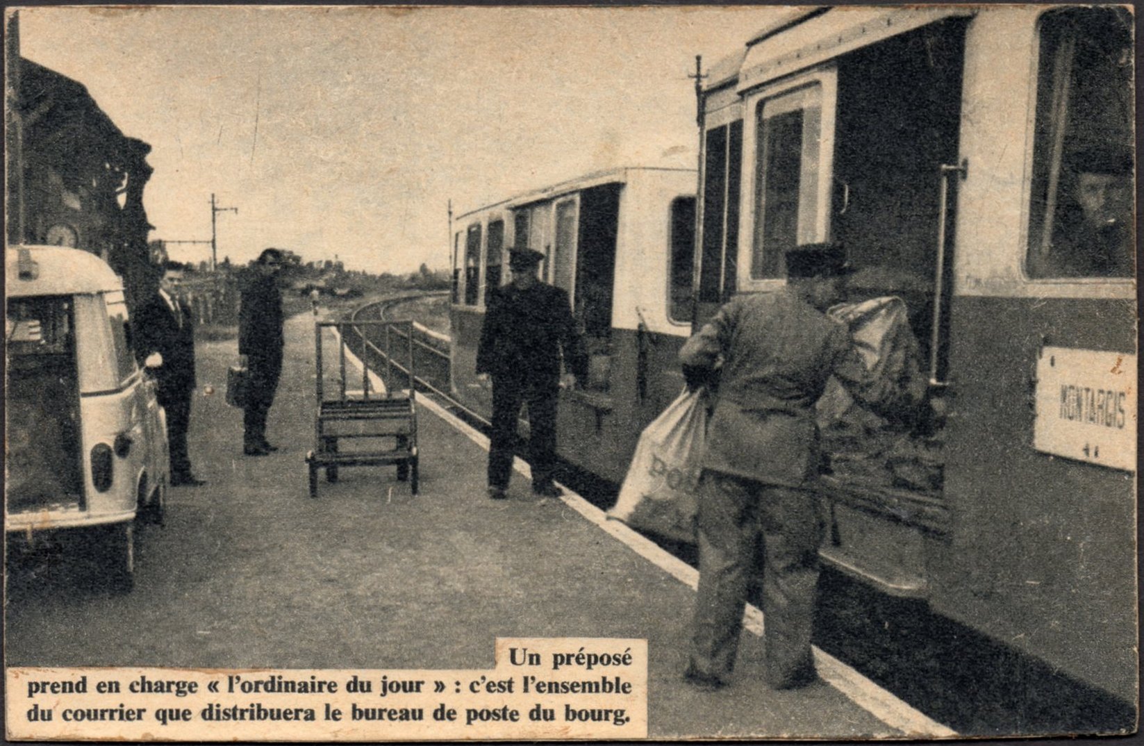 Courrier-Convoyeur-Ligne : Compartiment POSTES : 1970s?